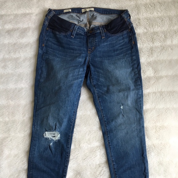 Madewell Maternity Side-Panel Skinny Jeans in Everton Adjustable Edition 31 - Picture 10 of 13